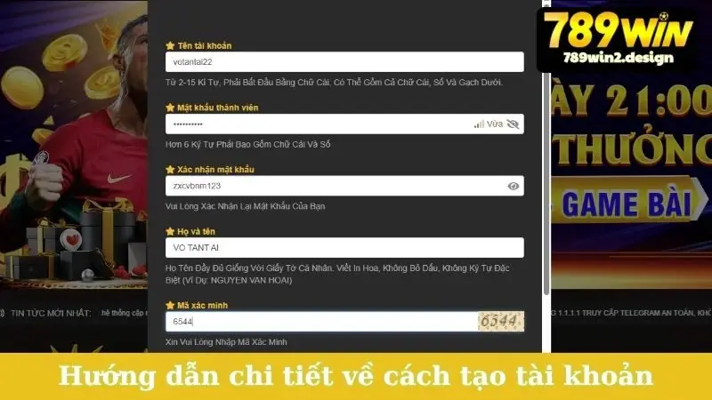 Hướng dẫn chi tiết về cách tạo tài khoản