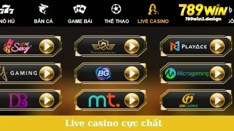 Live casino cực chất, dealer đào tạo chuyên nghiệp